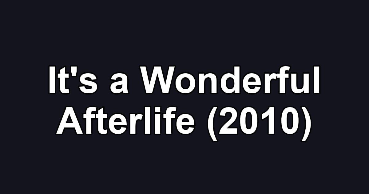 It's a Wonderful Afterlife (2010)
