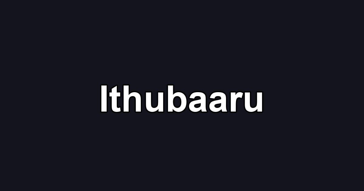 Ithubaaru