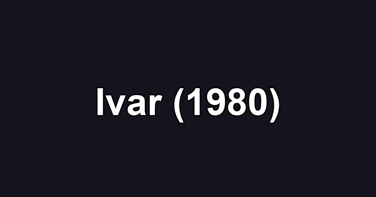 Ivar (1980)