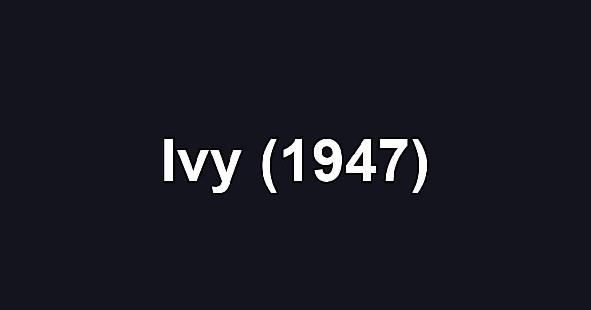 Ivy (1947)