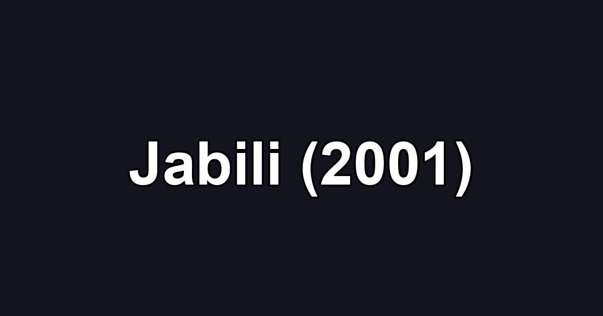 Jabili (2001)