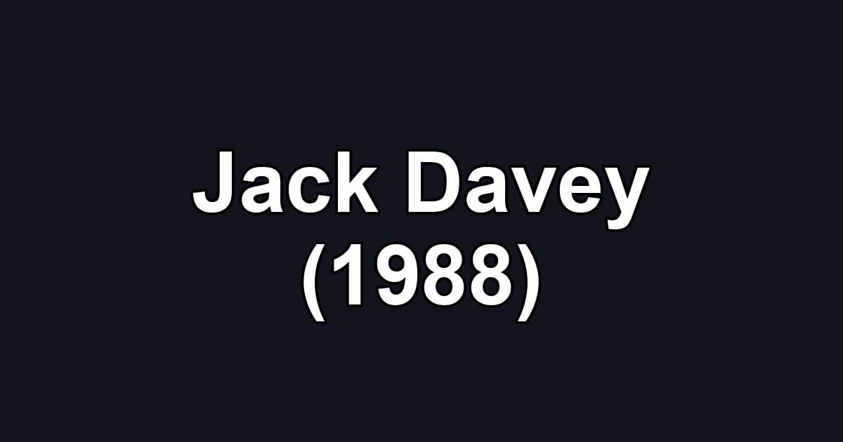 Jack Davey (1988)
