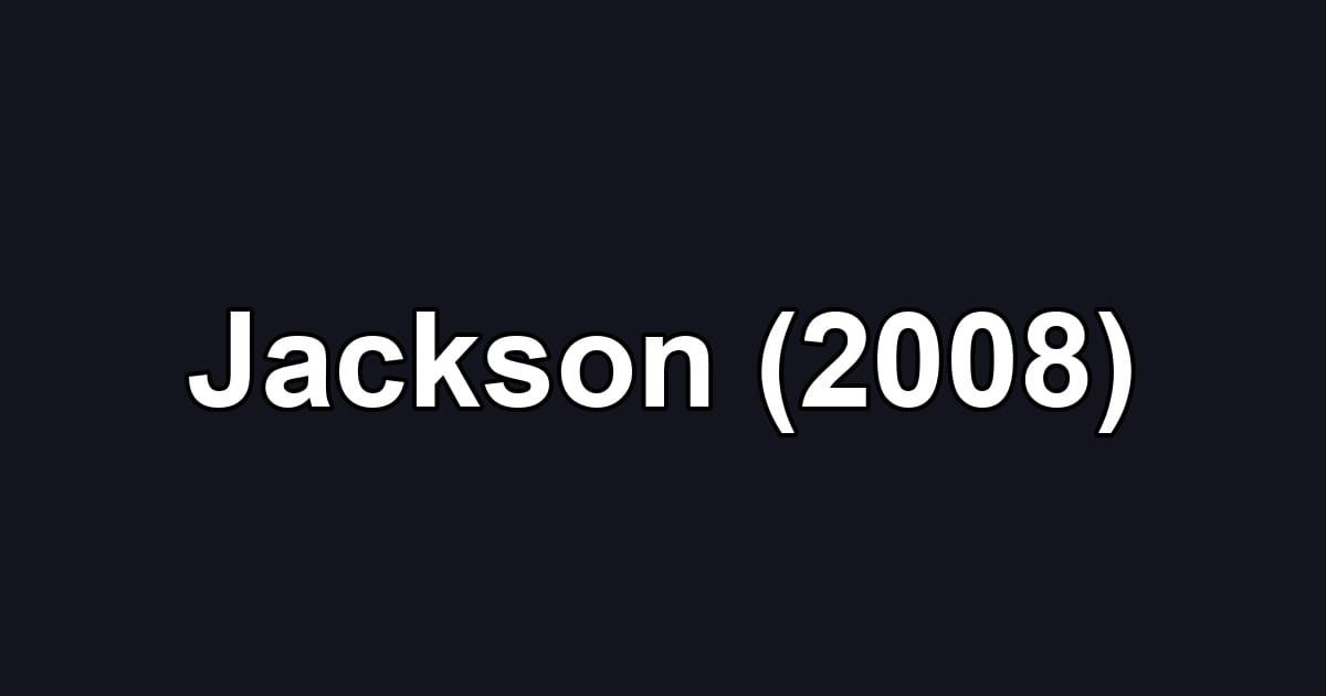 Jackson (2008)