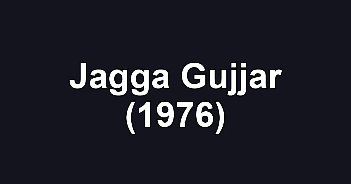 Jagga Gujjar (1976)