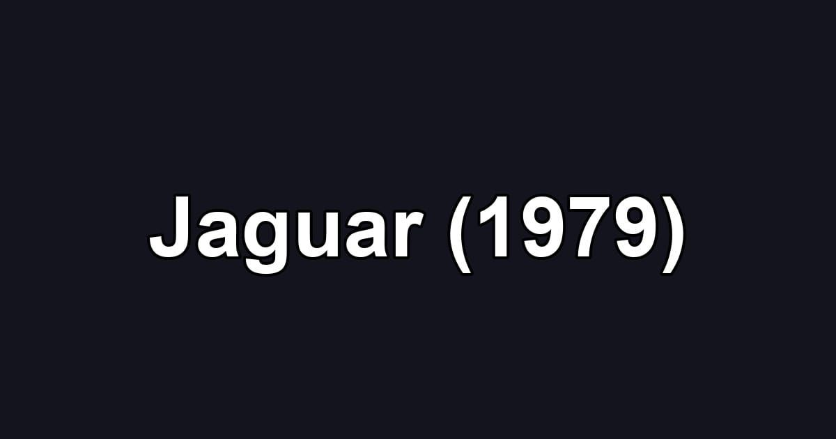 Jaguar (1979)