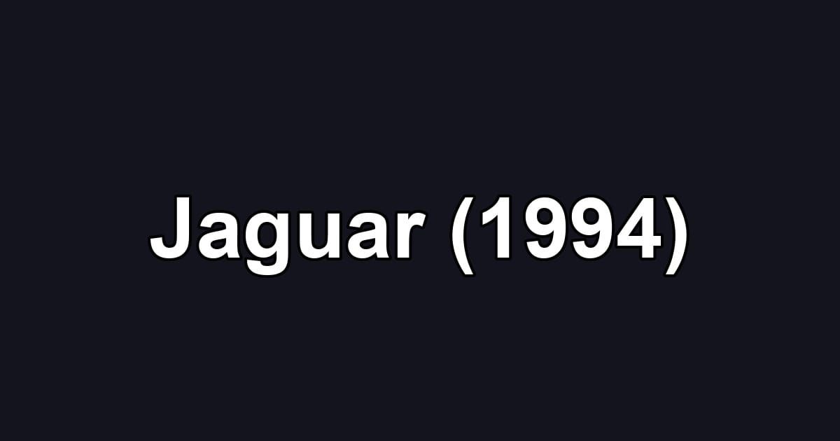 Jaguar (1994)