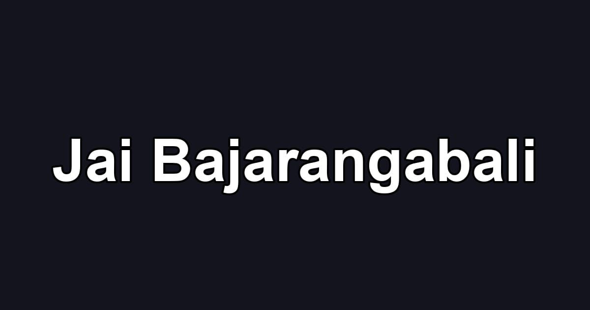 Jai Bajarangabali