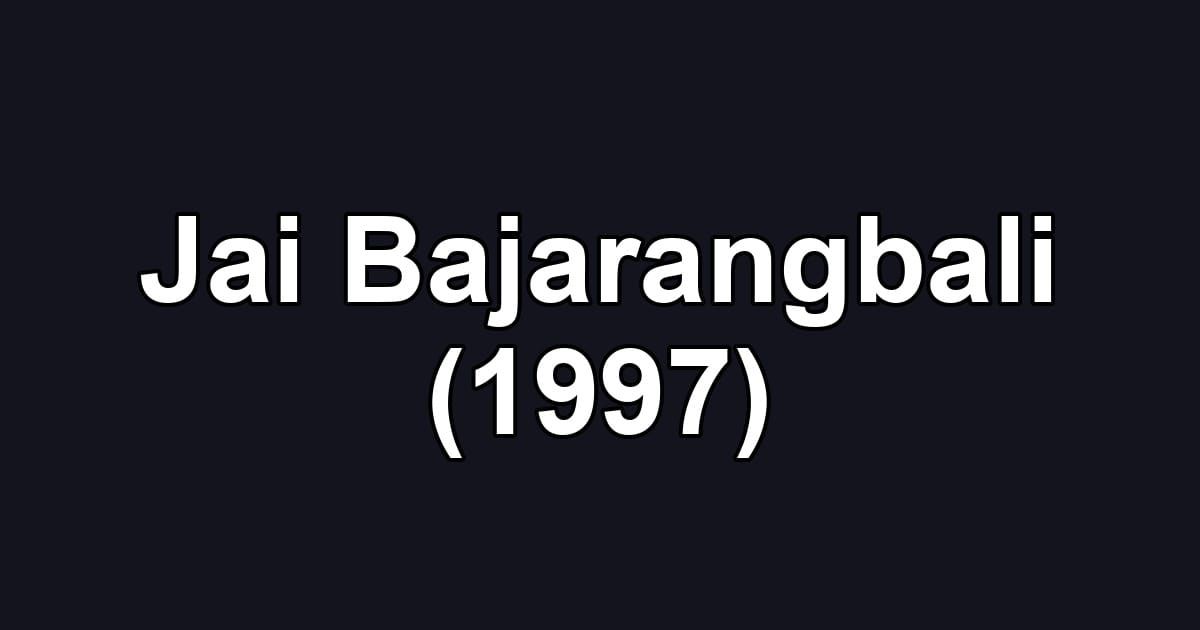 Jai Bajarangbali (1997)