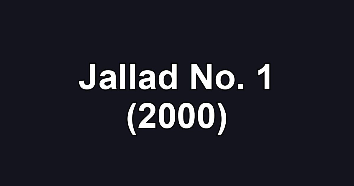 Jallad No. 1 (2000)