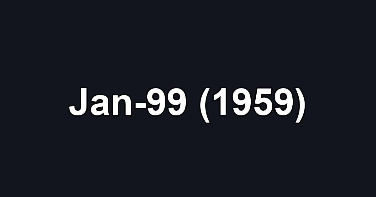 Jan-99 (1959)