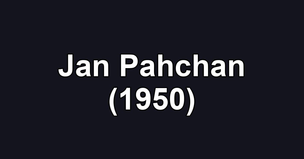 Jan Pahchan (1950)