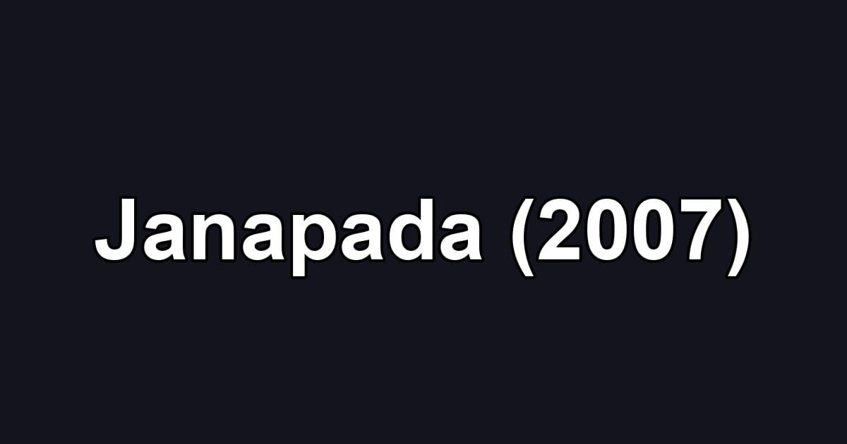 Janapada (2007)