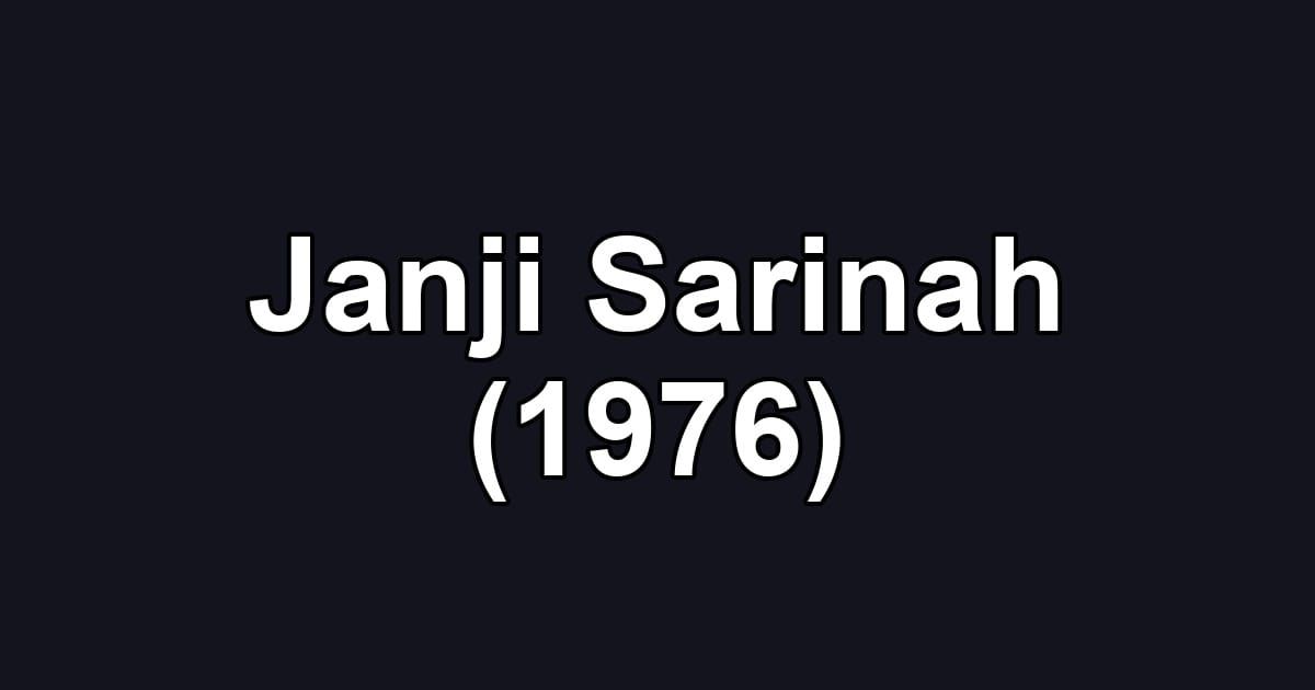 Janji Sarinah (1976)