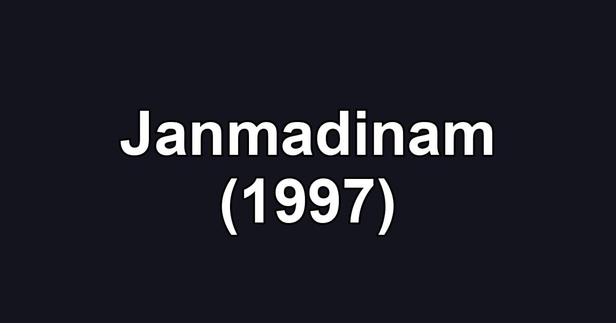 Janmadinam (1997)