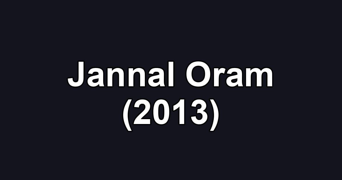 Jannal Oram (2013)