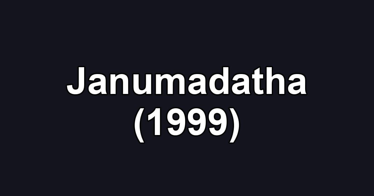 Janumadatha (1999)