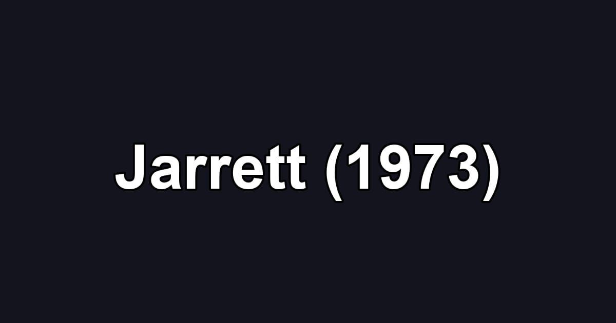 Jarrett (1973)