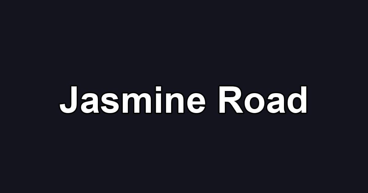 Jasmine Road