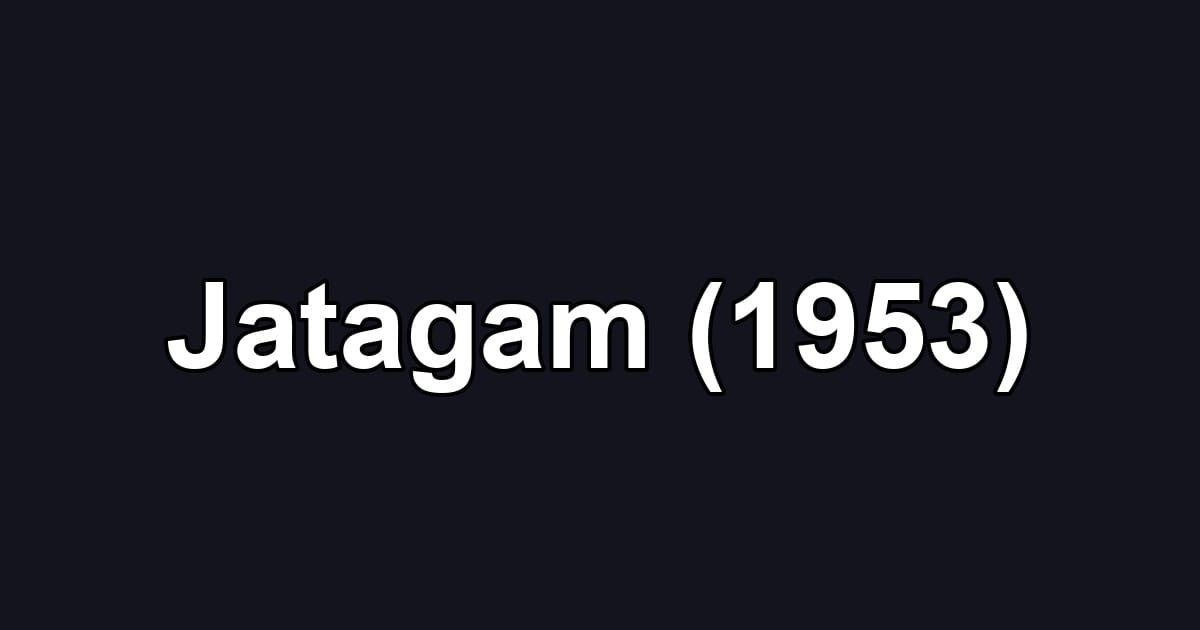 Jatagam (1953)