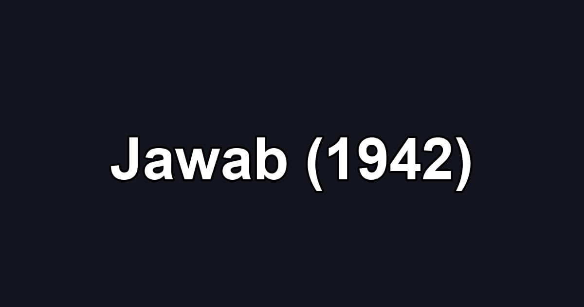 Jawab (1942)