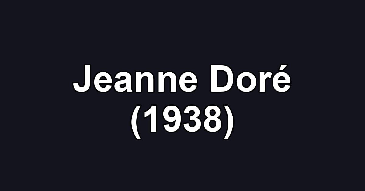 Jeanne Doré (1938)