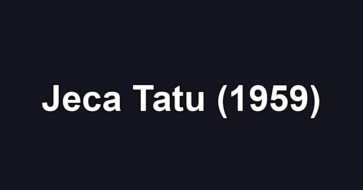 Jeca Tatu (1959)