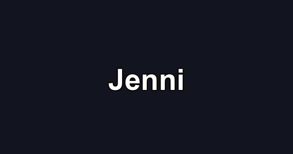 Jenni