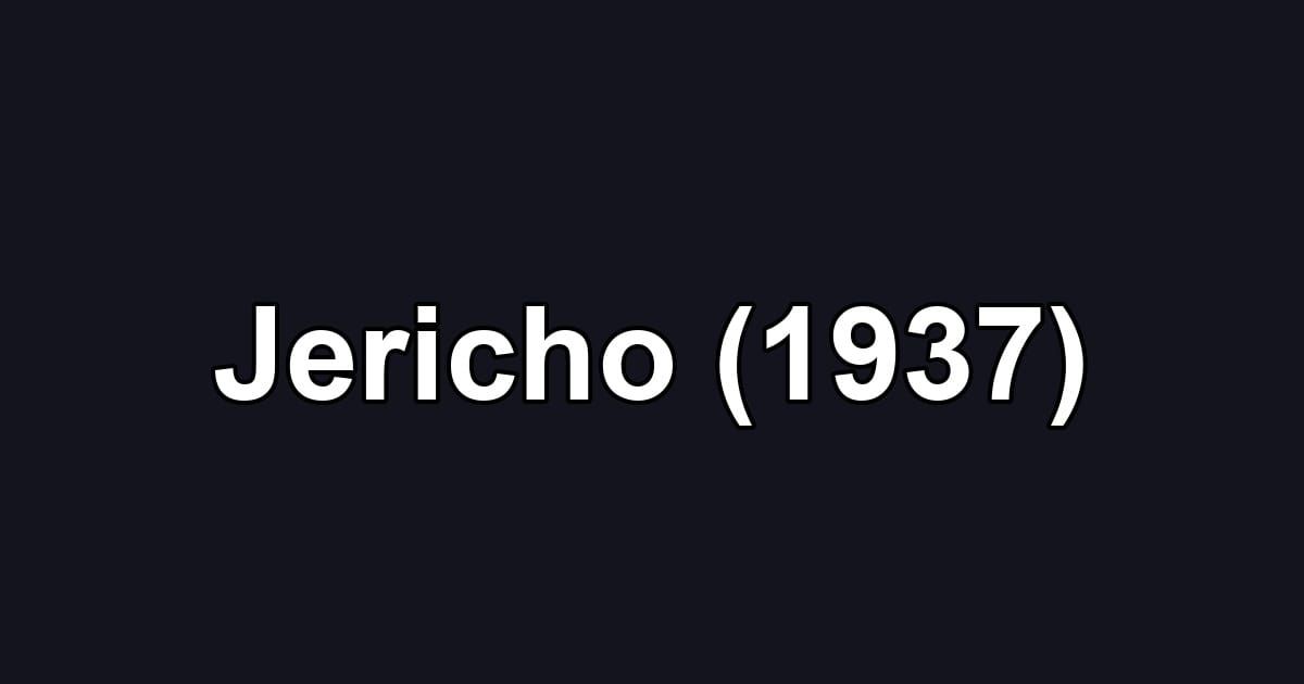 Jericho (1937)