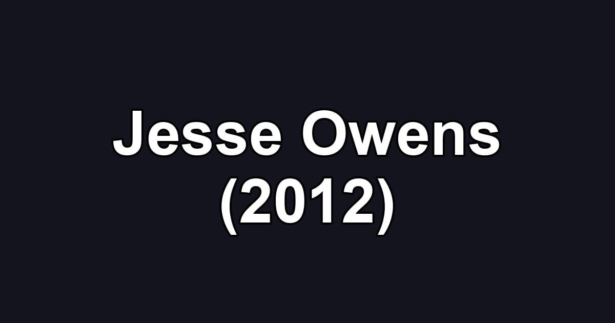 Jesse Owens (2012)