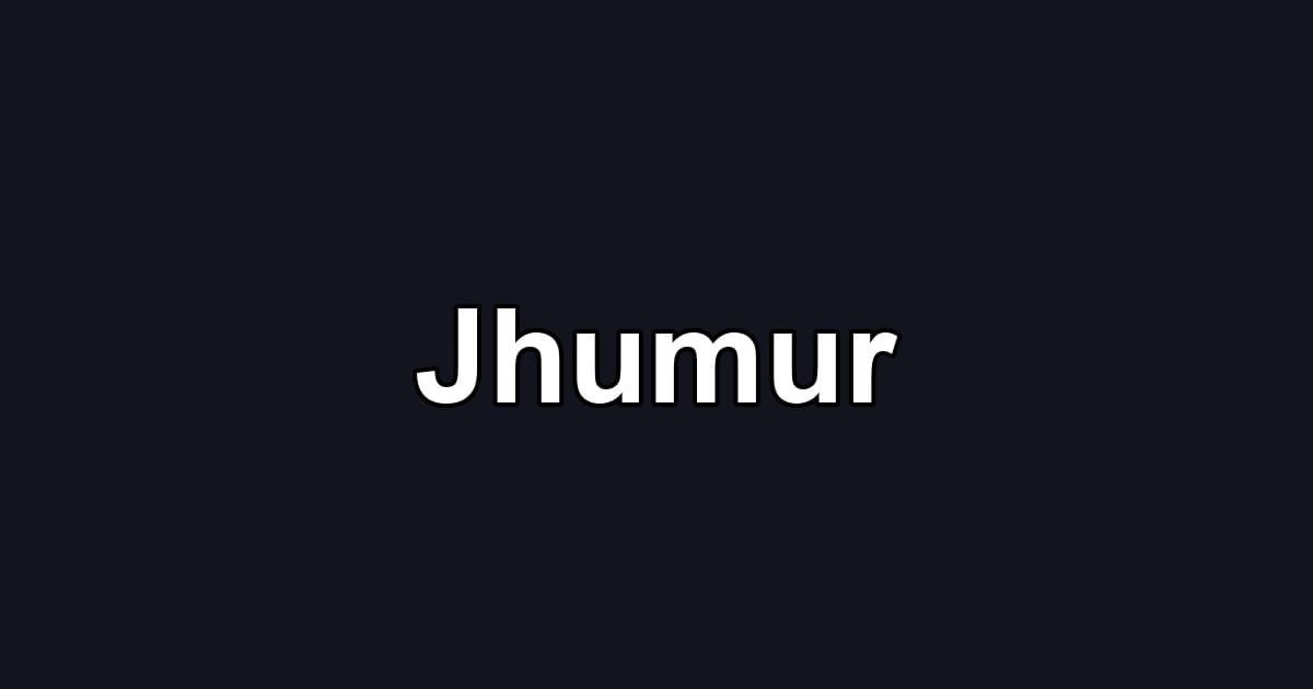 Jhumur