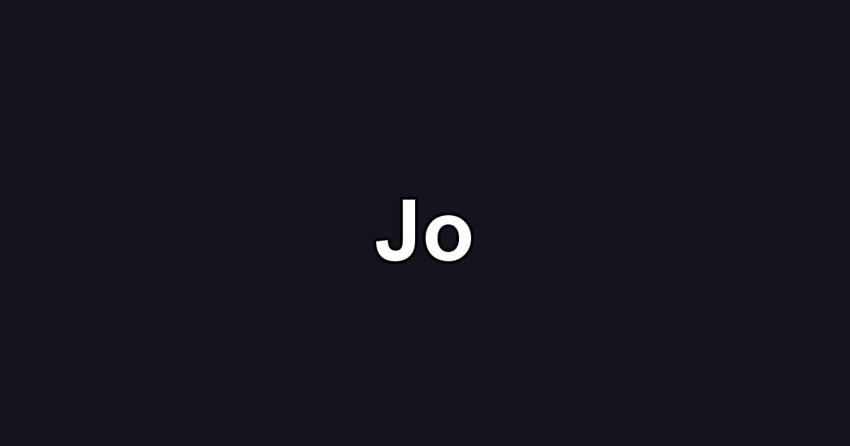 Jo