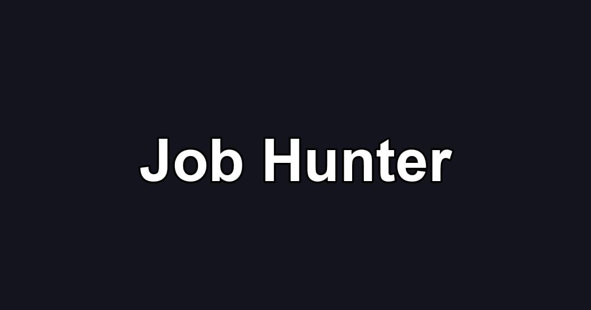 Job Hunter