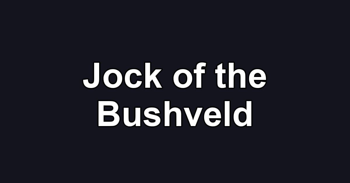 Jock of the Bushveld