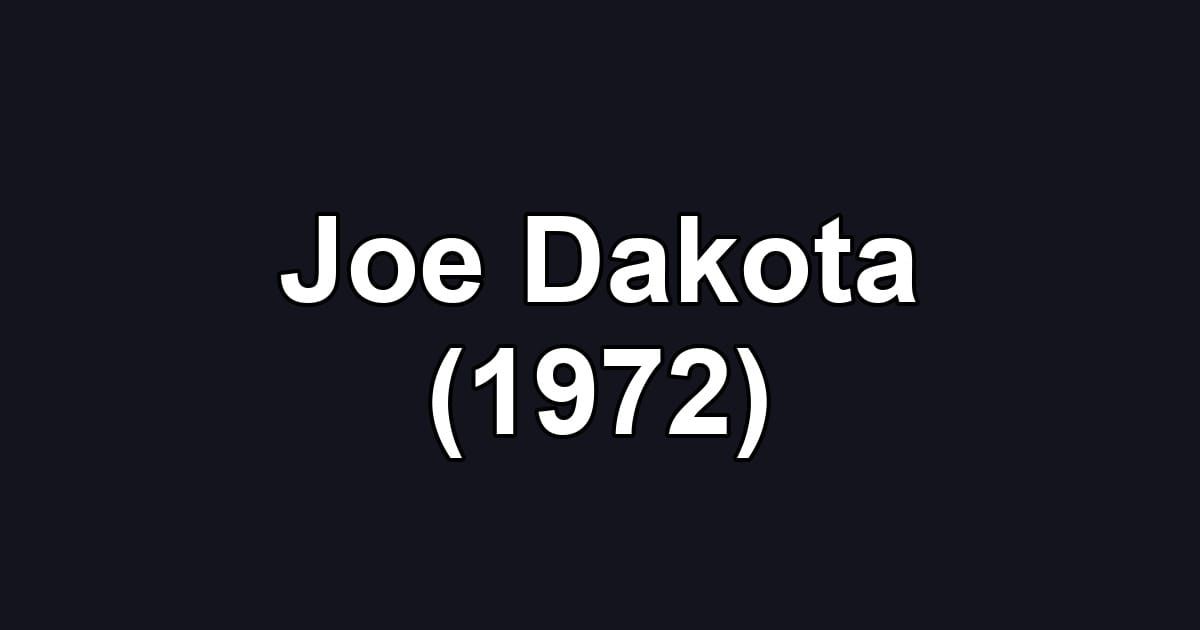 Joe Dakota (1972)