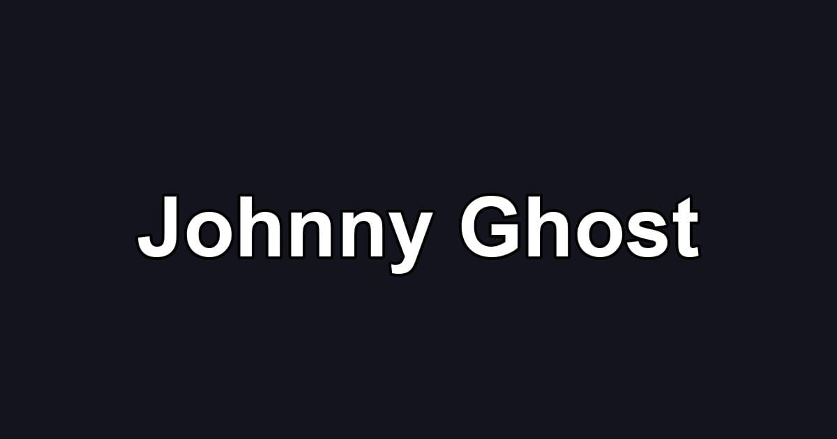 Johnny Ghost