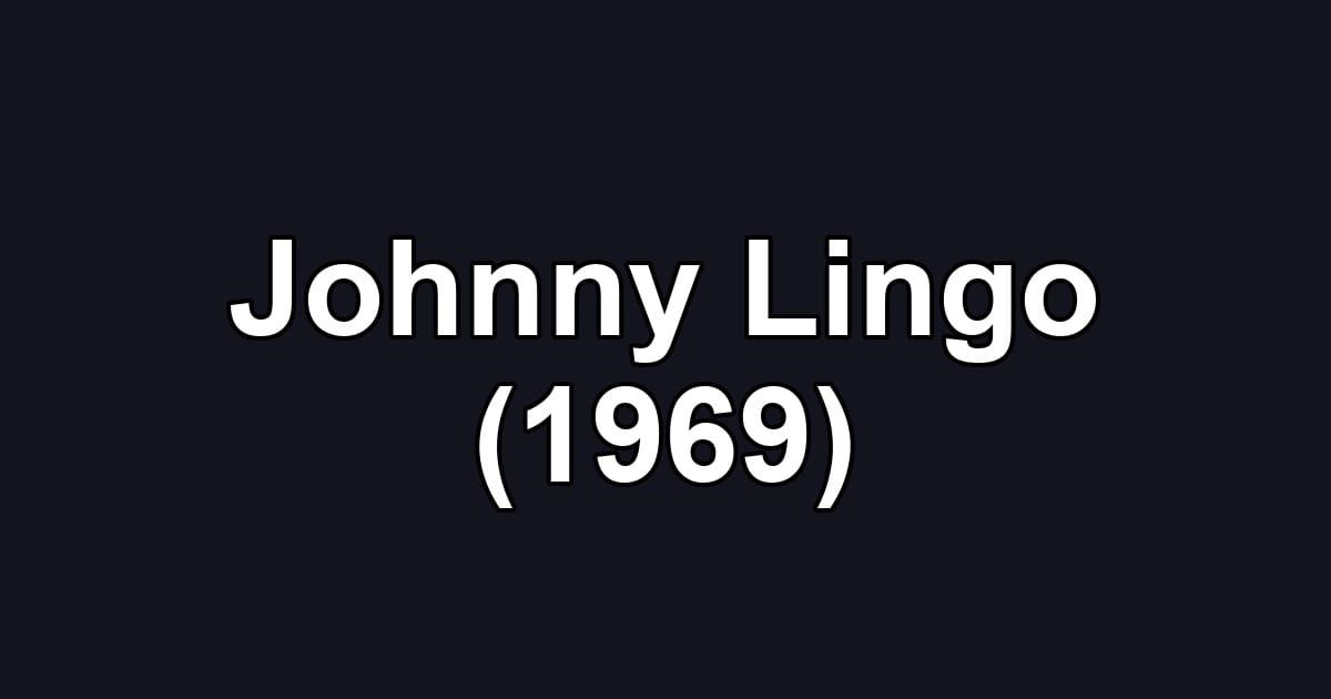 Johnny Lingo (1969)