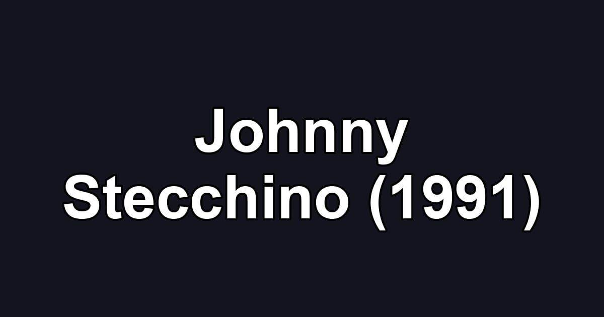 Johnny Stecchino (1991)