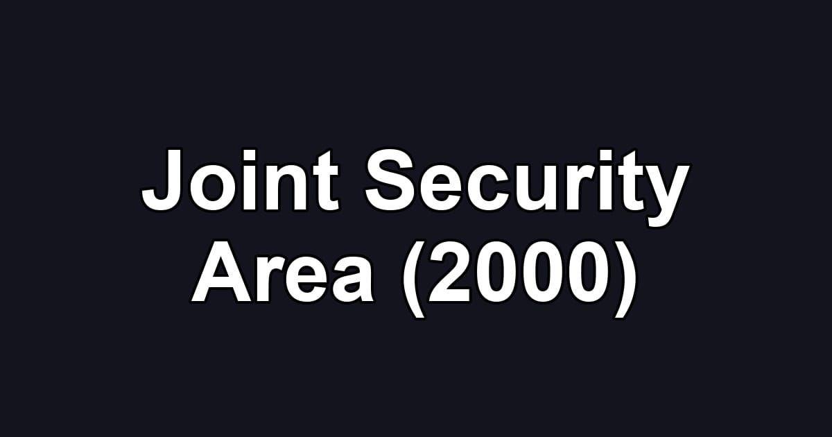 Joint Security Area (2000)