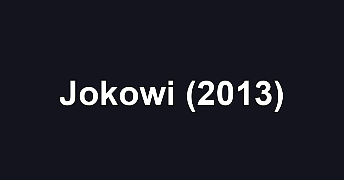 Jokowi (2013)