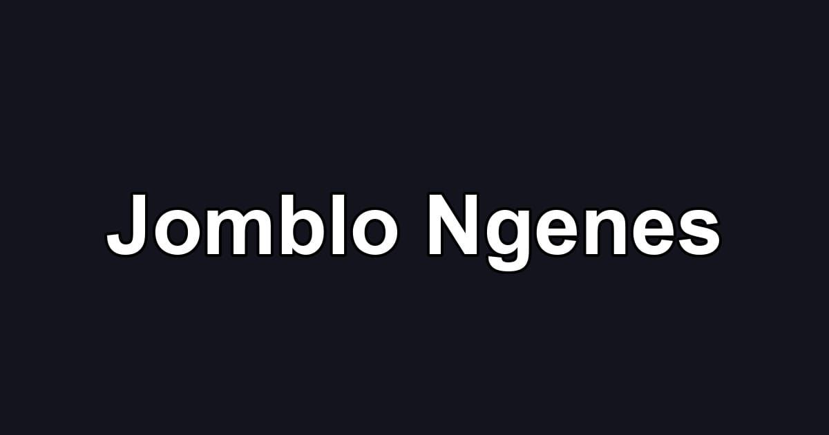 Jomblo Ngenes