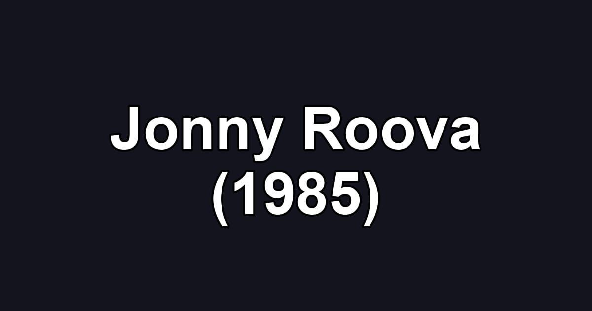 Jonny Roova (1985)