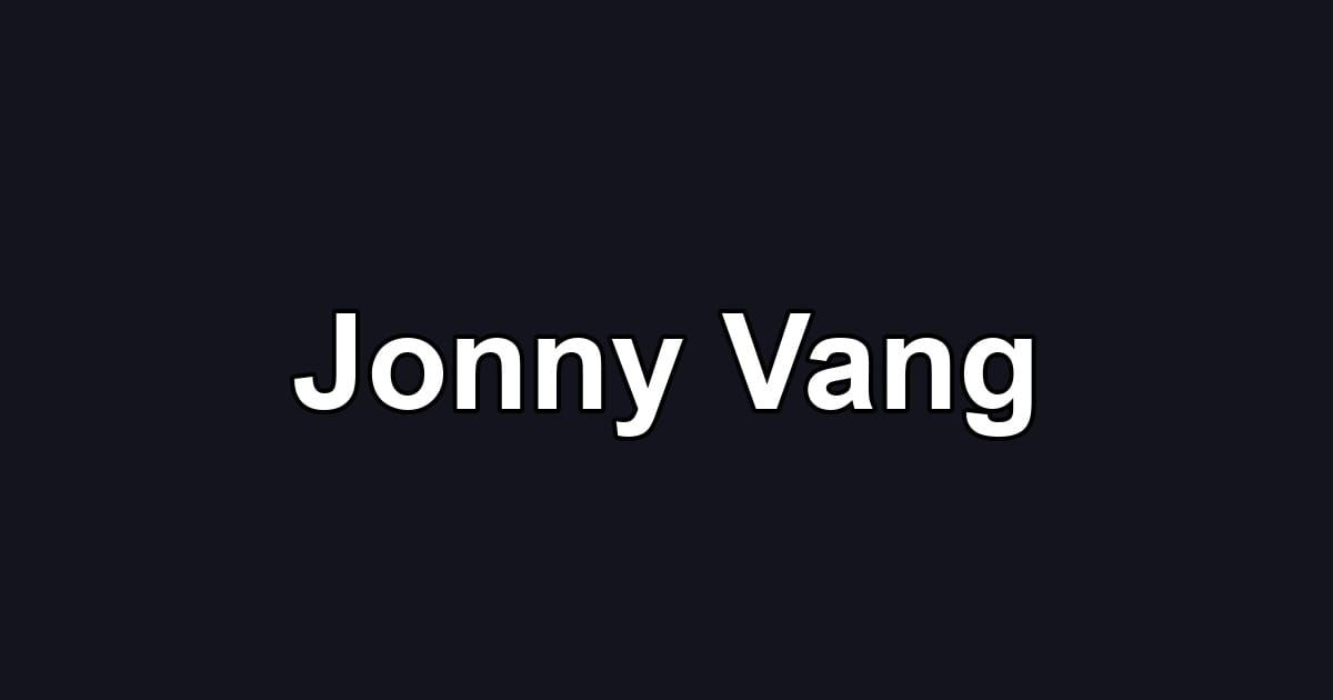 Jonny Vang