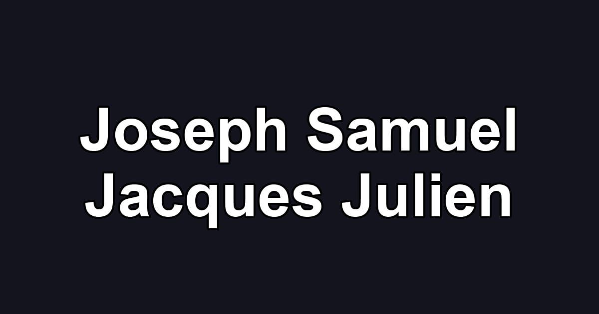 Joseph Samuel Jacques Julien