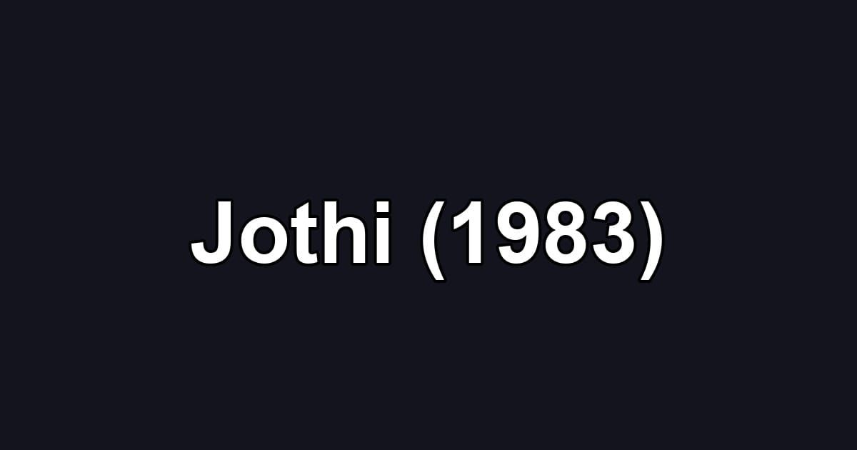 Jothi (1983)
