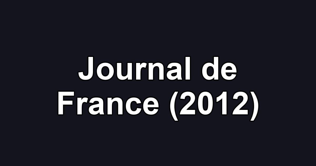 Journal de France (2012)