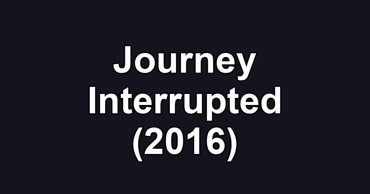 Journey Interrupted (2016)