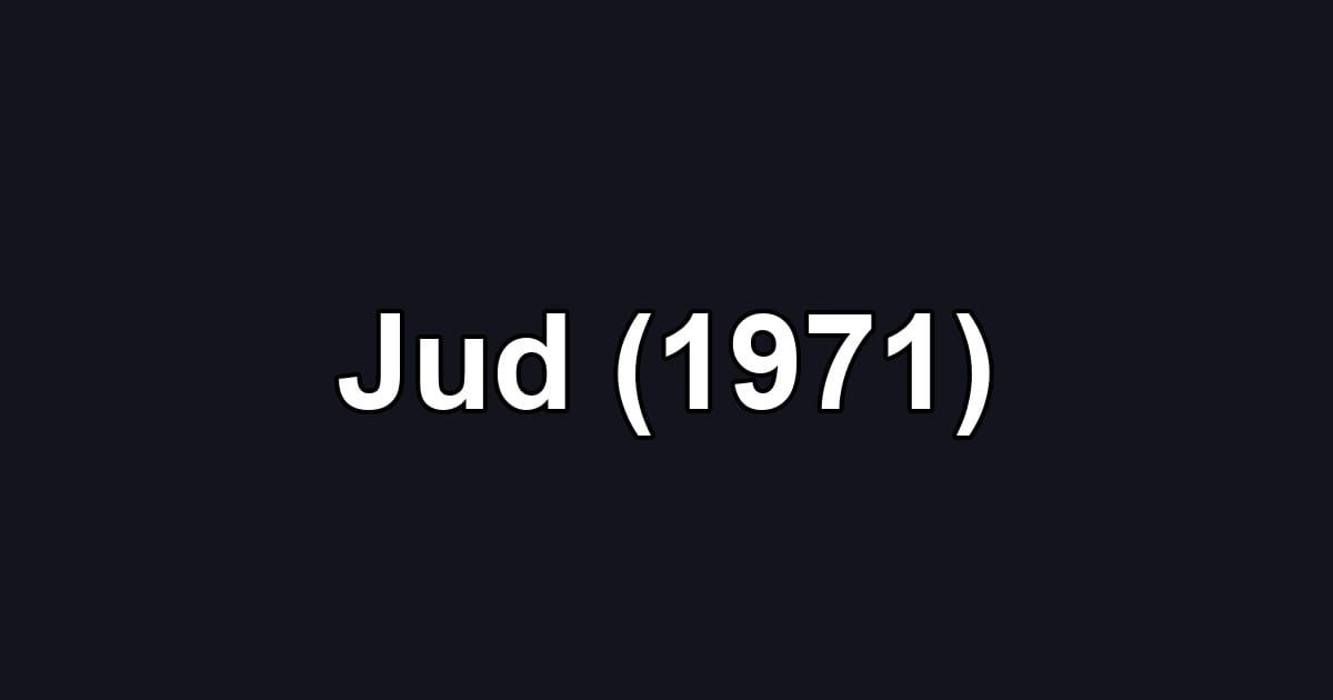 Jud (1971)