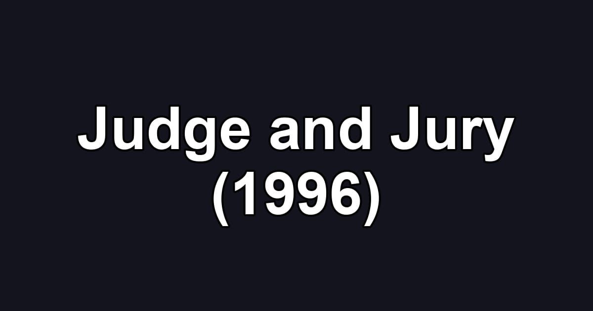 Judge and Jury (1996)