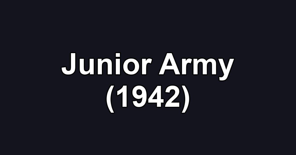 Junior Army (1942)
