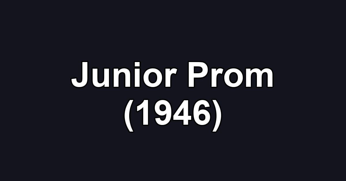 Junior Prom (1946)